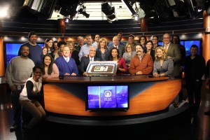 The Celebration in the WPXI studios. (From the WPXI Peggy Finnegan Facebook page)